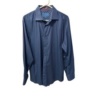 Men’s James Tattersall  Button Down Shirt. Size XL